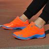 New Brand Mens Badminton Shoes Lightweight Training Cow Muscle Tennis Shoes Black Orange Men Anti Slip Badminton Sneakers