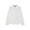 Teenie Weenie Women's Lace High-Collar Chiffon Blouse