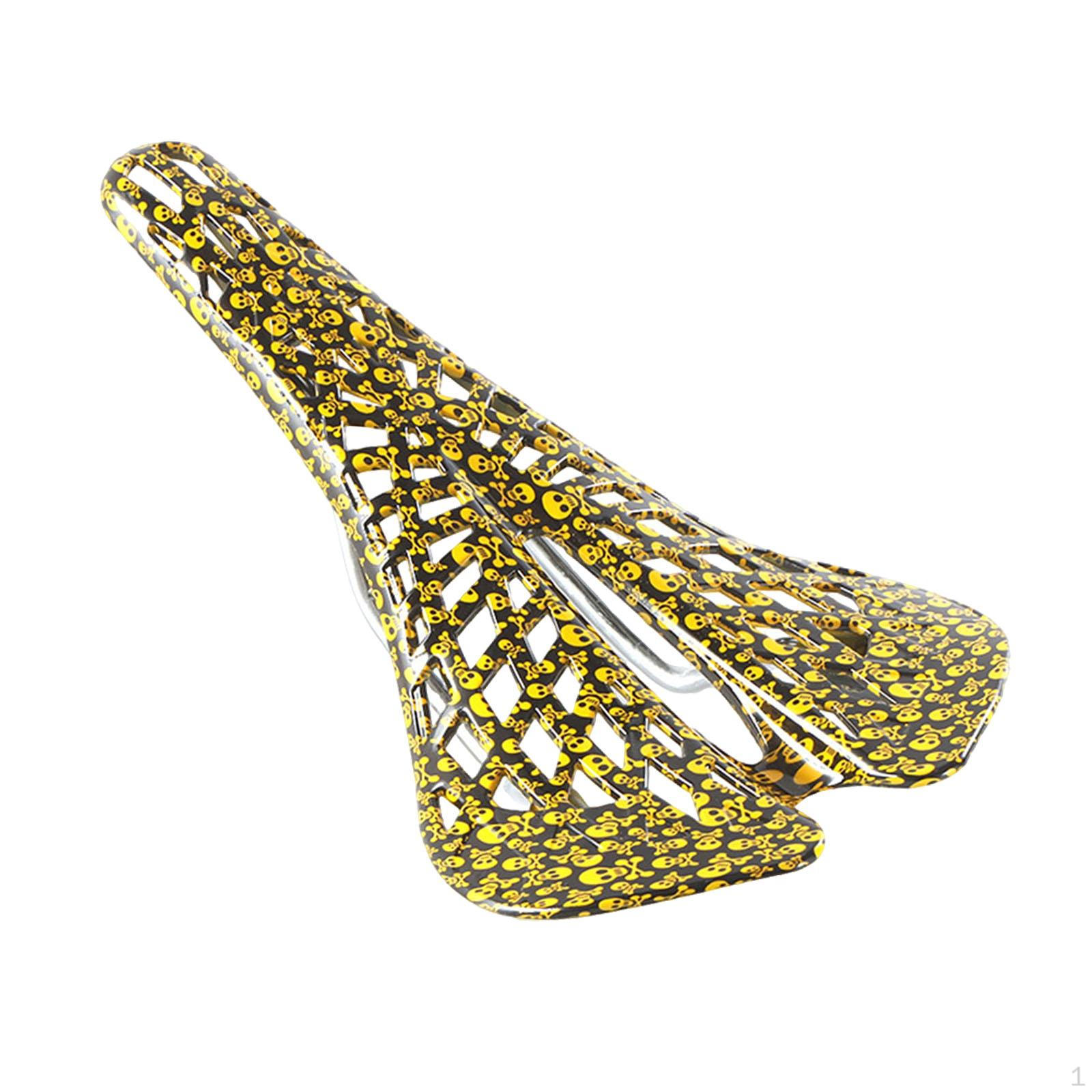 

Велосипедное седло сиденье полая структура нейлон открытый шоссейный велосипед дышащие части амортизатор жёлтый