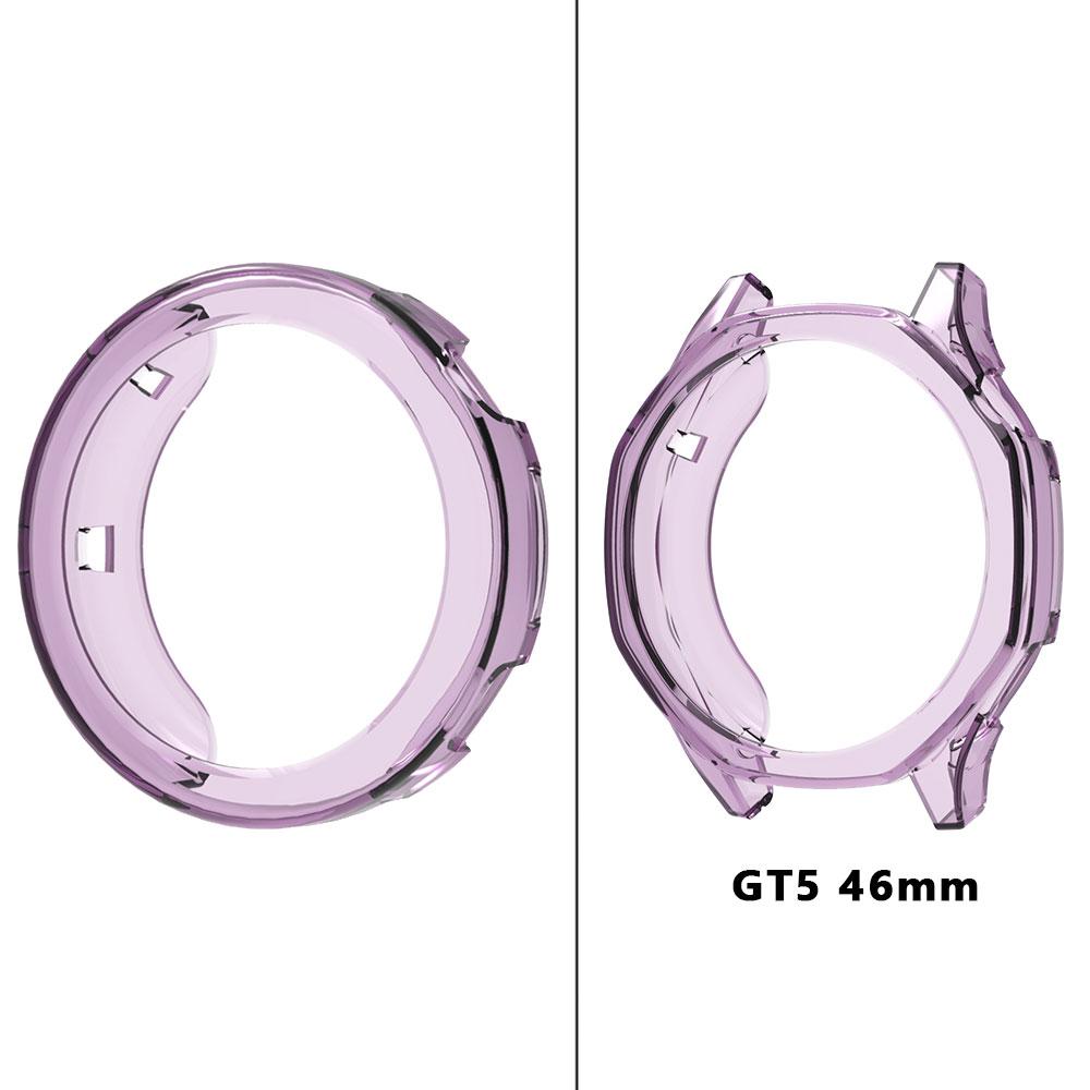 

Silicone TPU Case For Huawei Watch GT 5 41mm 46mm Screen Protector Frame Bumper Huawei Watch GT5 Smartwatch Cover Shell Huawei GT5 46mm фиолетовый