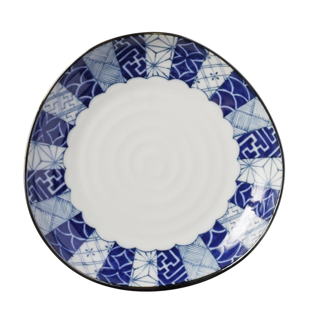 Mino ware plates and side set of approximately 16cm in microwave and dishwasher Made in plates, 5, diameter, safe, Aishozui, Japan, 506-17
