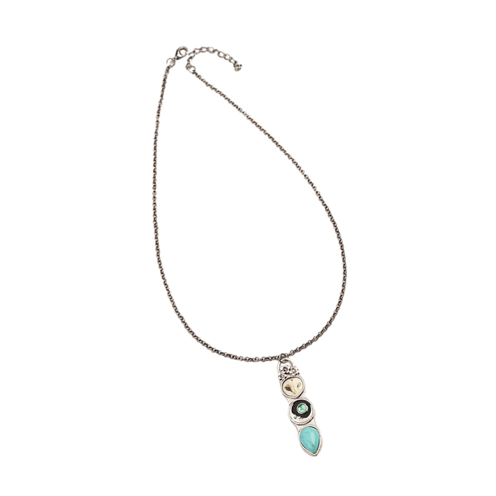 

Богемное ожерелье с подвеской в виде совы с бирюзой для женщин, ищущих уникальный стиль и персонализирующих элегантный шарм