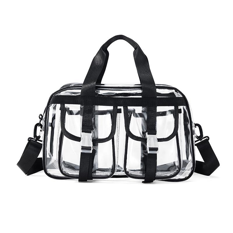 Large Capacity PVC Travel Bag - Wet/Dry Separation, Waterproof, Handheld & Crossbody Gym Bag