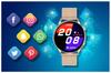 Smartwatch Damski Rubicon Rnce81 - Wykonywanie Połączeń, Pulsoksymetr (Sr045B)