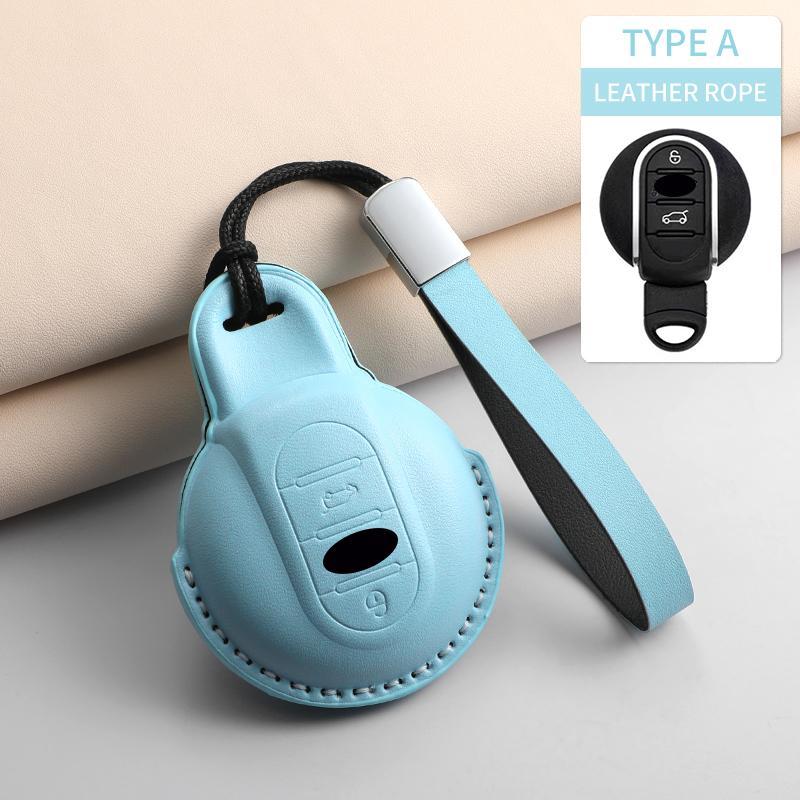 Car Key Case Cover For BMW Mini Cooper JCW Countryman Aceman Cabrio F55 F56 F57 F54 F60 Car Keychain Shell Protector Accessories