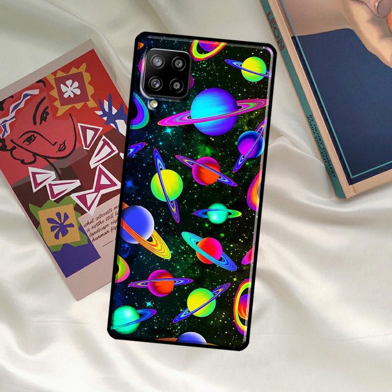 Outer Space Planet Stars Moon Case For Samsung Galaxy A54 A06 A05 A16 A26 A36 A56 A53 A32 A52 A33 A13 A55 A35 A15 A14 A34