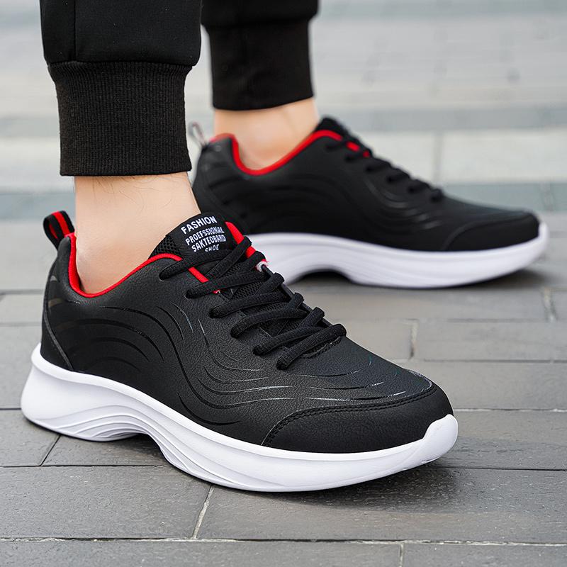 Men Sneakers Fashion Breathable Mesh Comfortable Black Sports Shoes Anti-Slip Outdoor Casual Running Mens Shoe Zapatillas Hombre