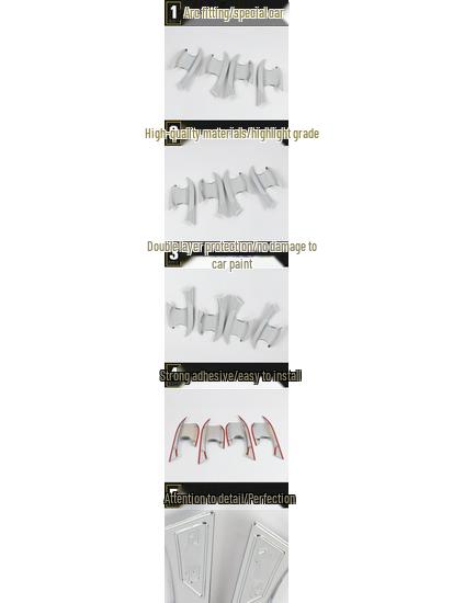 2020 CS75PLUS Door Bowl Protective Anti-Scratch Film Cover - Wear-Resistant Decorative Frame