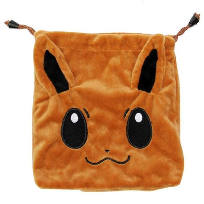 Eevee Pikachu Sylveon Umbreon Soft Drawstring Storage Bags Supplies