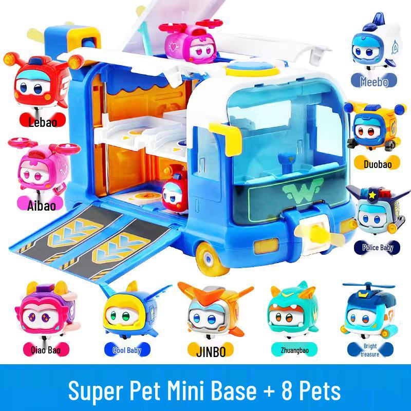 Super Wings Transforming Toys: Jett, Astra, Donnie, Mira, Paul & Bello - Season 9 Collection