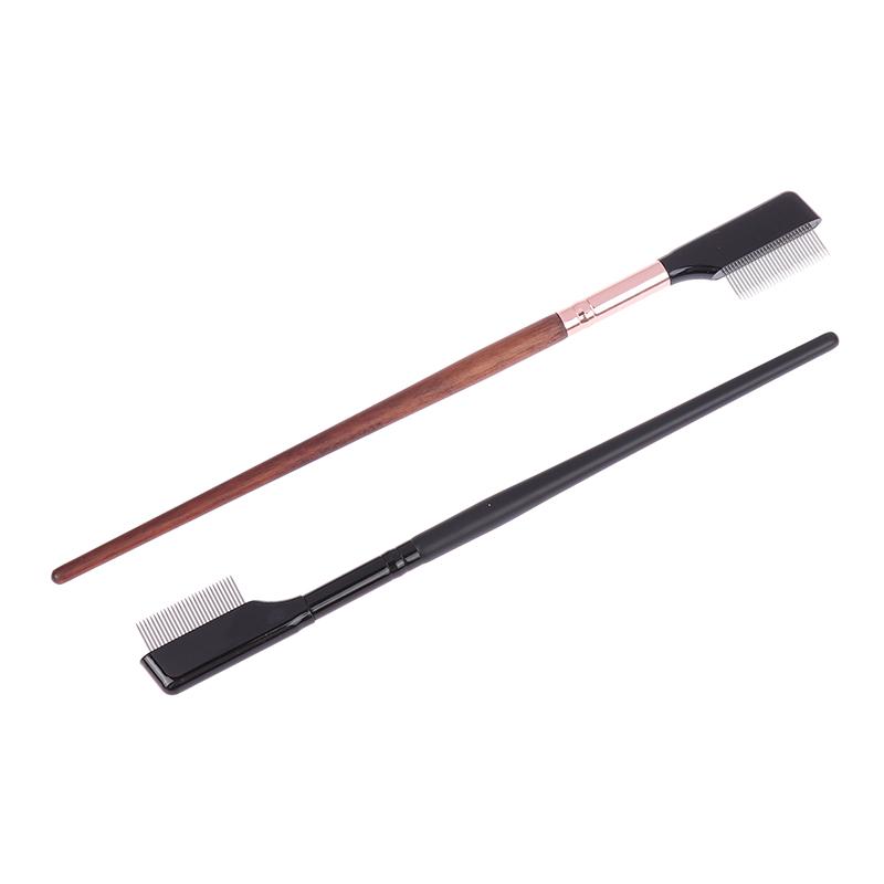 Eyelash Beauty Separator Portable Eyelash Brush Comb Mascara Curl Eye Lash Stainless Steel Eyelash Combing Tools