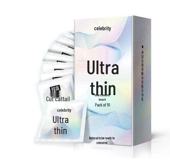 Celebrity Extra Lubricated G-Spot Ribbed Ultra Thin Small Condoms