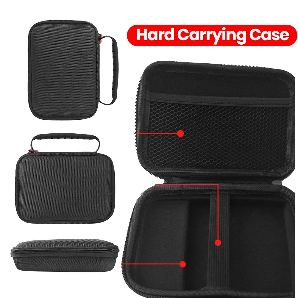 EVA Travel Storage Bag Shockproof Hardshell Case with Mesh Bag Travel Protective Case for ANBERNIC RG40XXV Handheld Game Console