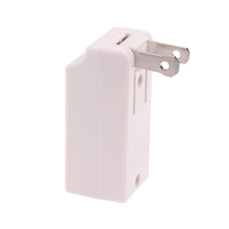 

Адаптер питания американского стандарта 3 в 1 Nema 1-15P вилка папа к розетке мама, вращение на 125 градусов, 2-контактный штекер США к 3-контактной розетке