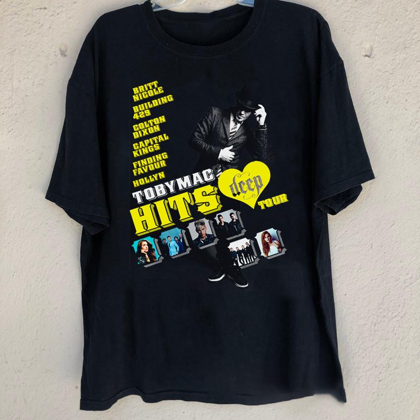 tREND TOBYMAC s Hits Deep Tour 1Side Black Shirt Adults Unisex T-Shirt XXXXL
