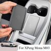 For XPeng Mona M03 Wireless Charging Panel Silicone Pad Original Color Dustproof Non-slip Pad Car Interior Decoration Products
