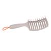 Hair Detangler Brush Plastic Lightweight Portable Curved Detangling Hair Brush for Adults and Kids