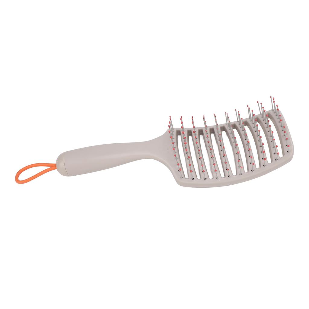 Hair Detangler Brush Plastic Lightweight Portable Curved Detangling Hair Brush for Adults and Kids