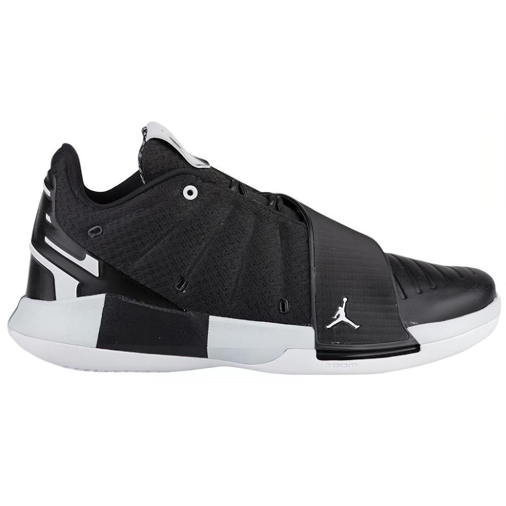 Jordan CP3 11 TB Round Toe Shock Absorption Non-Slip Wear-Resistant Lightweight Low-Top Basketball Shoes Unisex sneaker Black White BQ2673-001