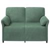 2 Seater Sofa Sea Green 138 X 83 X 95 Cm Velvet