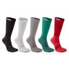 Men's CoolMax High-Top Five-Toe Quick-Dry Sweat-Absorbent Deodorant Sports Socks for Autumn/Winter.