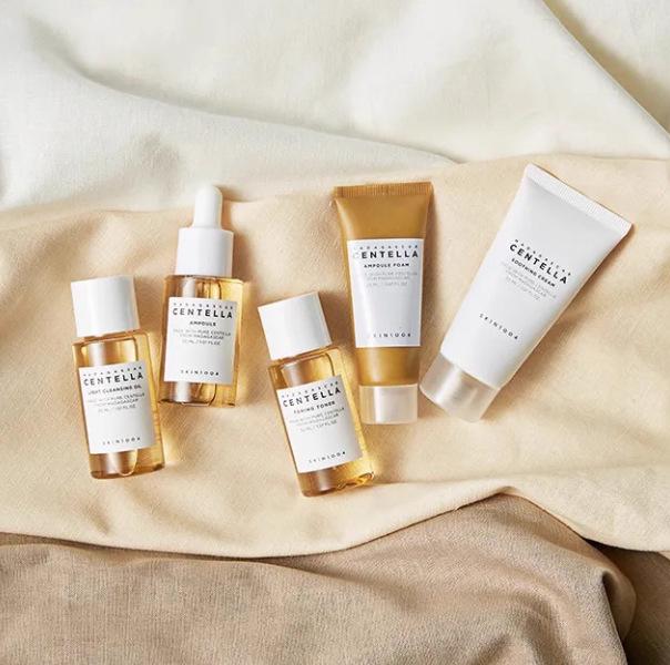 Skin1004 Centella Asiatica Travel Kit: 5-Piece Set for Soothing & Moisturizing Facial Care