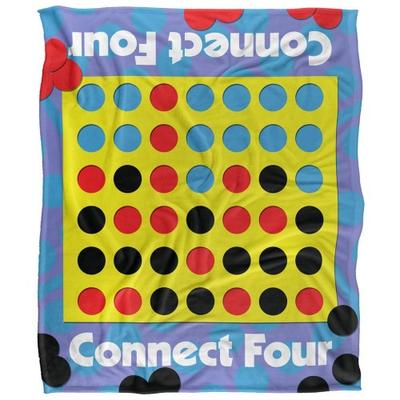 Connect Four Game Scene Blanket