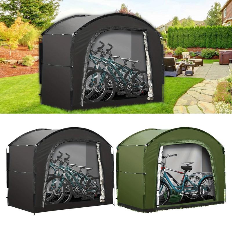 Bike Storage Tent Oxford Cloth Motorcycle Organizer Shelter Large-capacity Storage Supplies For Motorcycle Garden Tools Camping