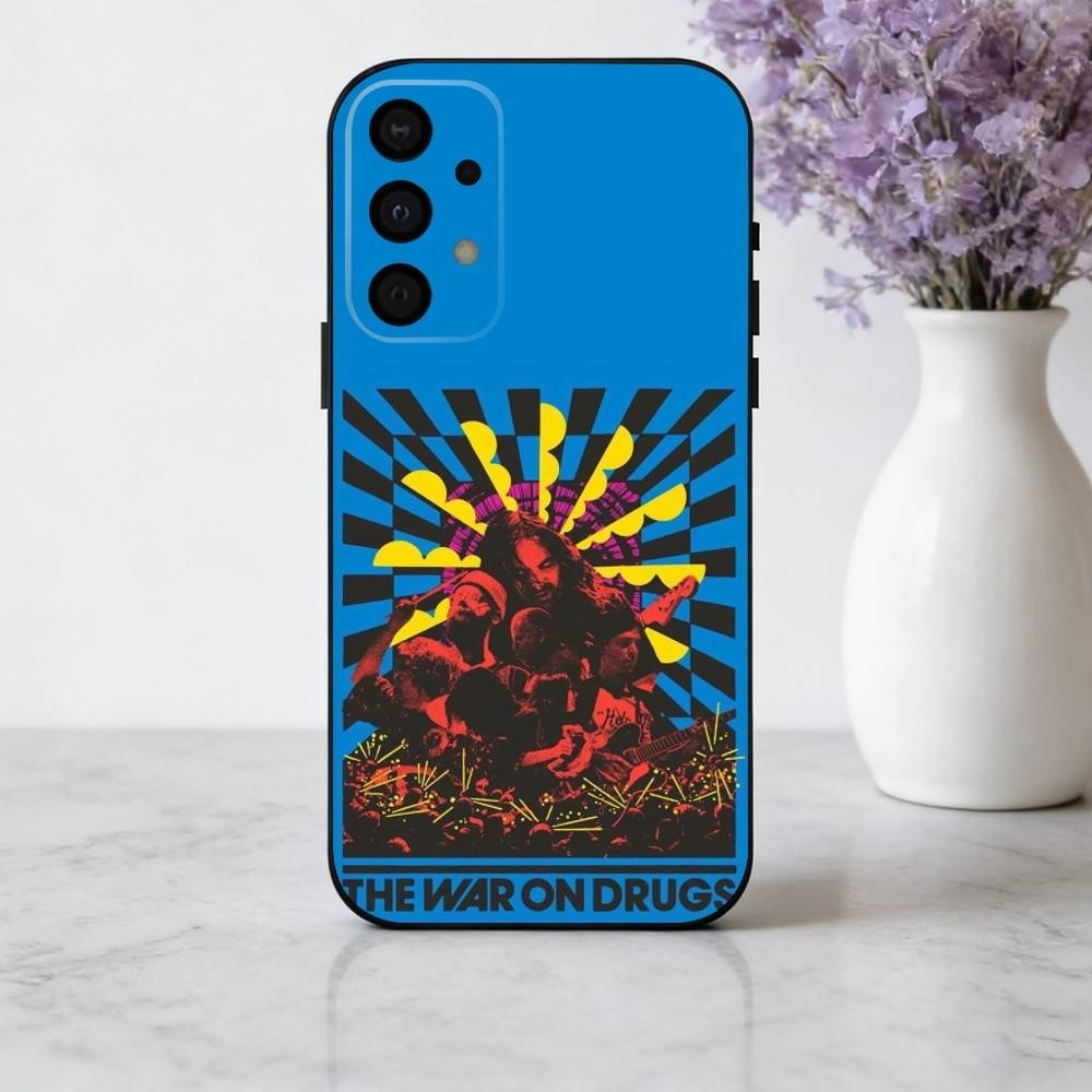 T-The W-War on D-Drugs Band Phone Case For Samsung Galaxy A73,A72,A71,A70,A53,A52,A51,Soft Silicone Black Cover