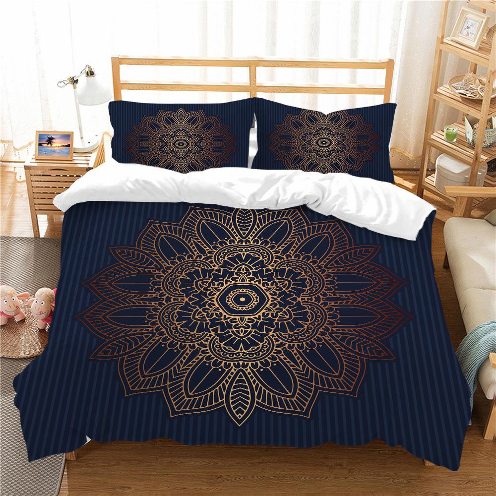 Bedding Two Or Three-Piece Set Polyester Bohemian Series 3D Digital Printing