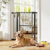 Dog Safety Gate, 76-104 cm Barrier Gate without Drilling, Stair Gate