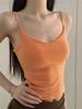 Canottiera con Scollo a V Pronta per l'Estate: Canottiera da Donna Aderente con Reggiseno Integrato – Sexy e alla Moda.