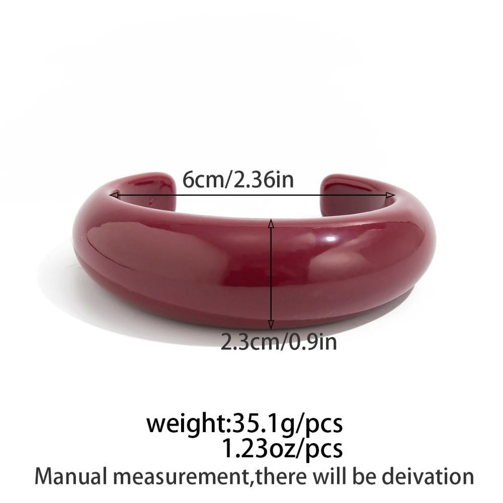 Brățară Neregulată Inel Lat Vintage Brățări Rășină de Modă Accesorii Bijuterii