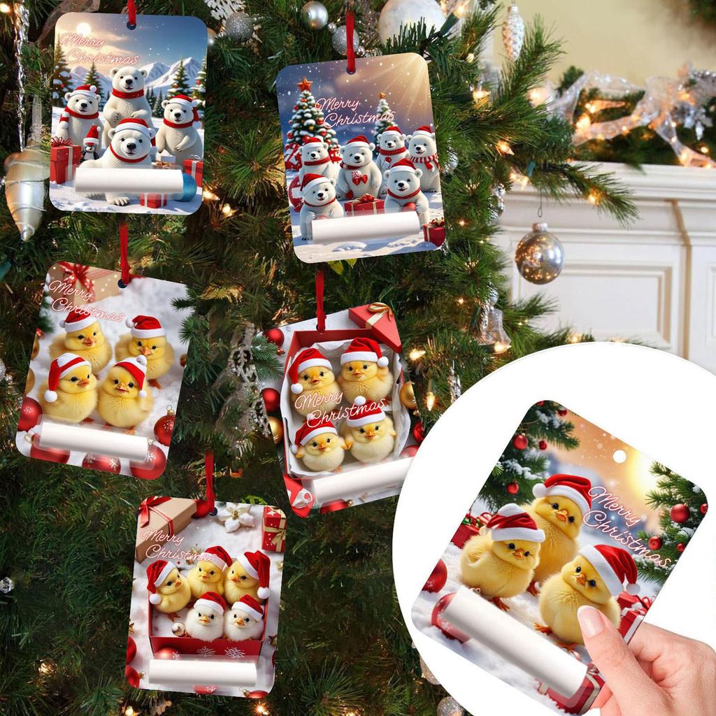 Christmas Tree Wallet Pendant Christmas Tree Pendant Surprise Pendant Ball Party Decoration