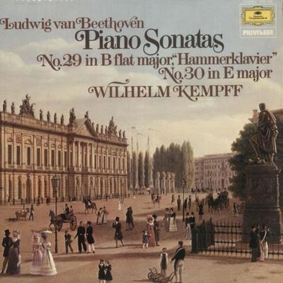 LP Record LUDWIG VAN BEETHOVEN - WILHELM KEMP - Piano Sonata No. 29 In B Flat Major 2535329 Deutsche Grammo 1978 UK Classical Used