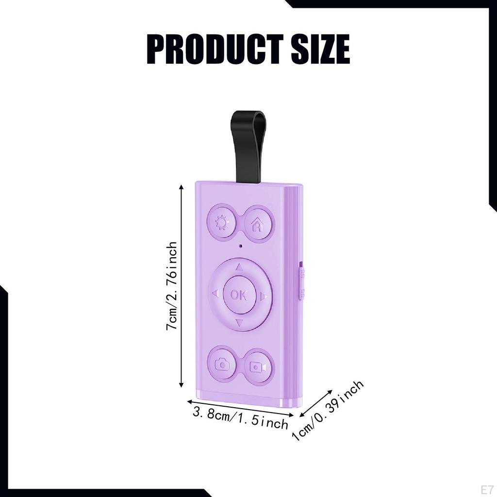 Convenient Remote Control for [unclear], Multifunctional, Video Scrolling, Easy To Use, , Selfie