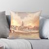 BerwickuponTweed Northumberland Square Pillowcase Polyester Linen Velvet Creative Zip Decorative Pillow Case Sofa Cover