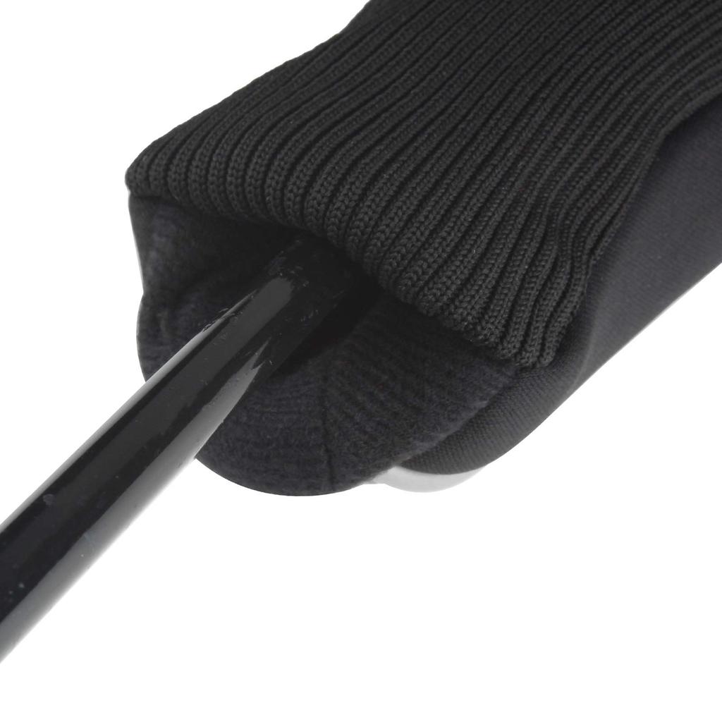 Andux Ahşap Golf Golf Ahşap Sürücü Başlık Kılıfları Değiştirilebilir Numara Seti Başlık Kılıfları, Etiketler, 4, MT/MG (Gri)