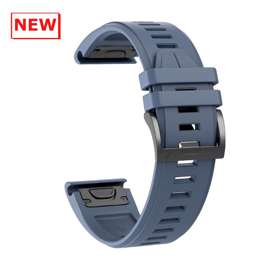 Cinturino in Silicone da 22 mm 26 mm per Garmin Instinct 3 2X Solar Band Fenix E 8 7 7X 6X 6 Pro/Quatix 7 6 5 3/Enduro 3 2 Braccialetto QuickFit