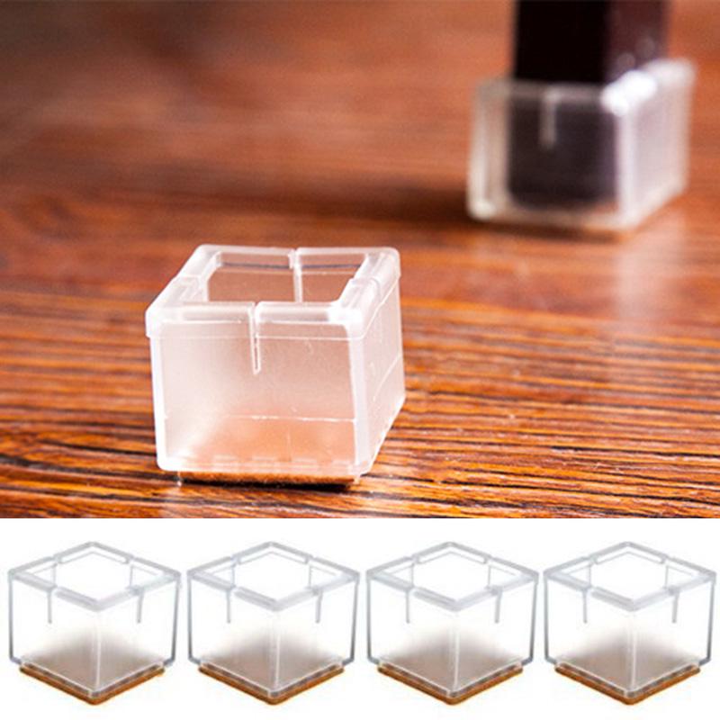 4x Square Tube Rubber Chair Leg Caps Feet Pads Furniture Covers Floor Protector 4x Square Tube Rubber Chair Leg Caps Feet Pads Furniture Covers Floor Protector