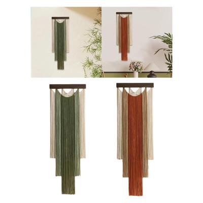 Hand Woven Macrame Tapestry Wall Hanging Braided Art for Interior Wall Decoration and Modern Home Textile Spaces