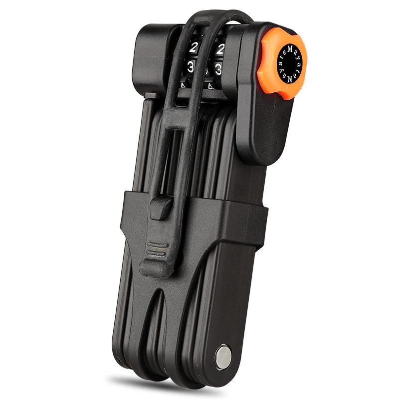 Bicycle Combination Lock Anti-theft Lock Mountain Bike Electric Vehicle Portable Folding Lock Portable Joint Bicycle Folding Lock