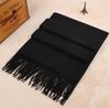 Plus Size Ethnic Style Retro Chinese Red Scarf - Imitation Cashmere Shawl, Solid Color, Autumn/Winter Gift