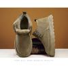 Snow boots fleece thickened warm couple shoes autumn and winter outdoor suede thick sole heightening men's cotton shoes