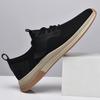 Lätta Casual Skor för Herrar Andningsbara Slip-on Sneakers för Män Halkfria Mesh Flats för Män Utomhus Gångskor Utomhus Loafers