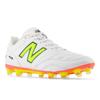New Balance 442 TEAM HG MS42H Soccer Full Grain IB2 2E Cleats, Leather, Men's, (WHITE), 26.5 cm,