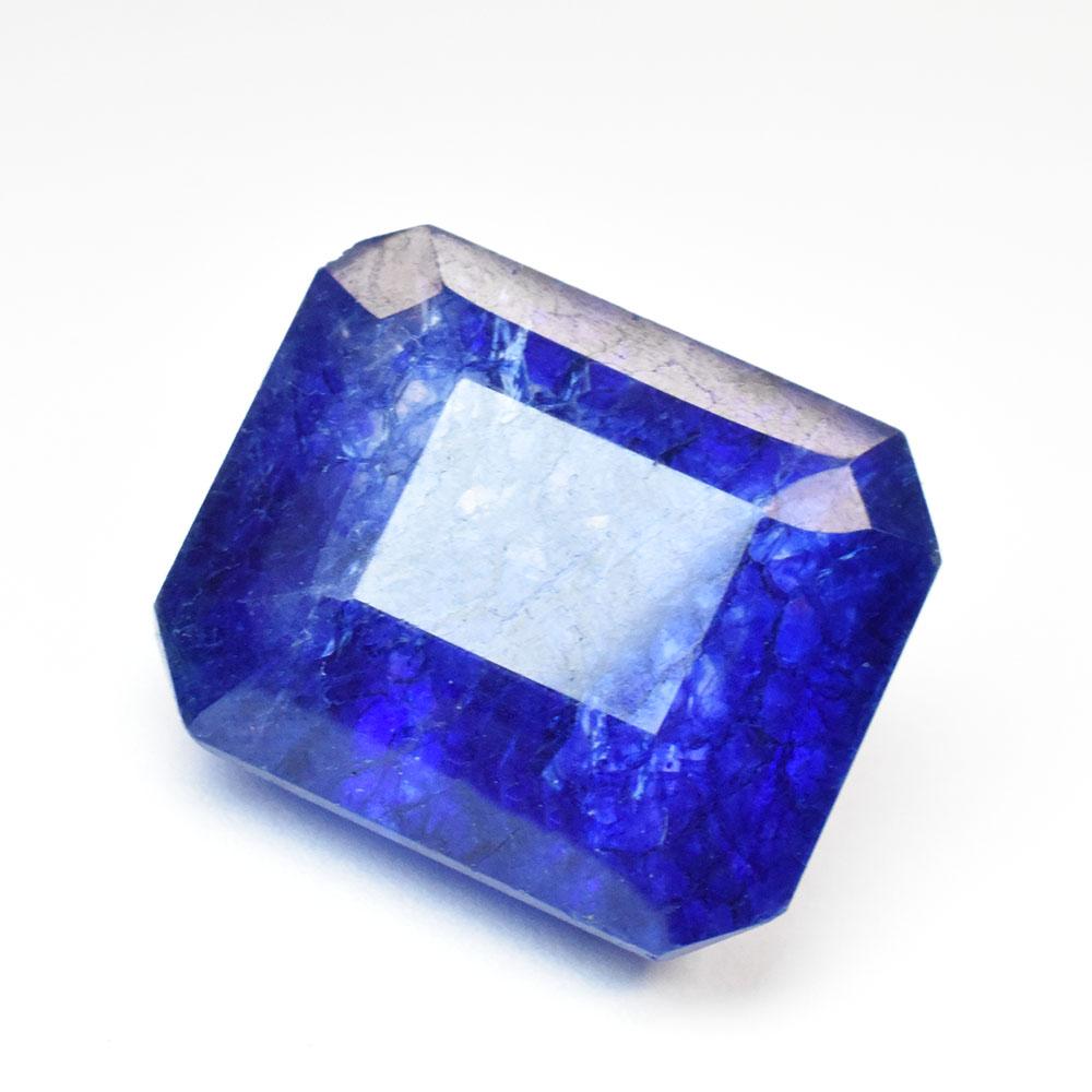 Natural Quality Blue Sapphire 13.15 ct Emerald Loose Gemstone for Jewelry Making and Gem Collections