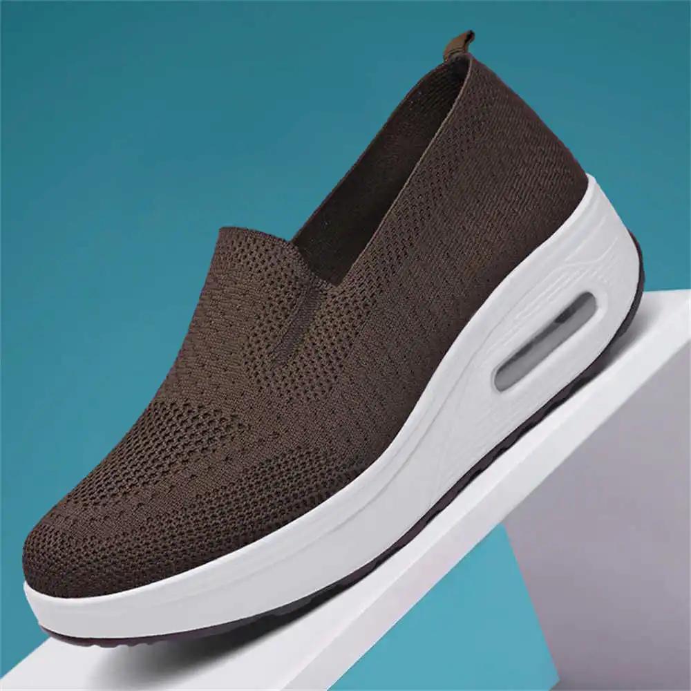 Lightweight Plateforme Boots Silver Walking Fashion Sneakers Woman Plus Size Shoes 42 43 44 45 46 Sport Athletic College