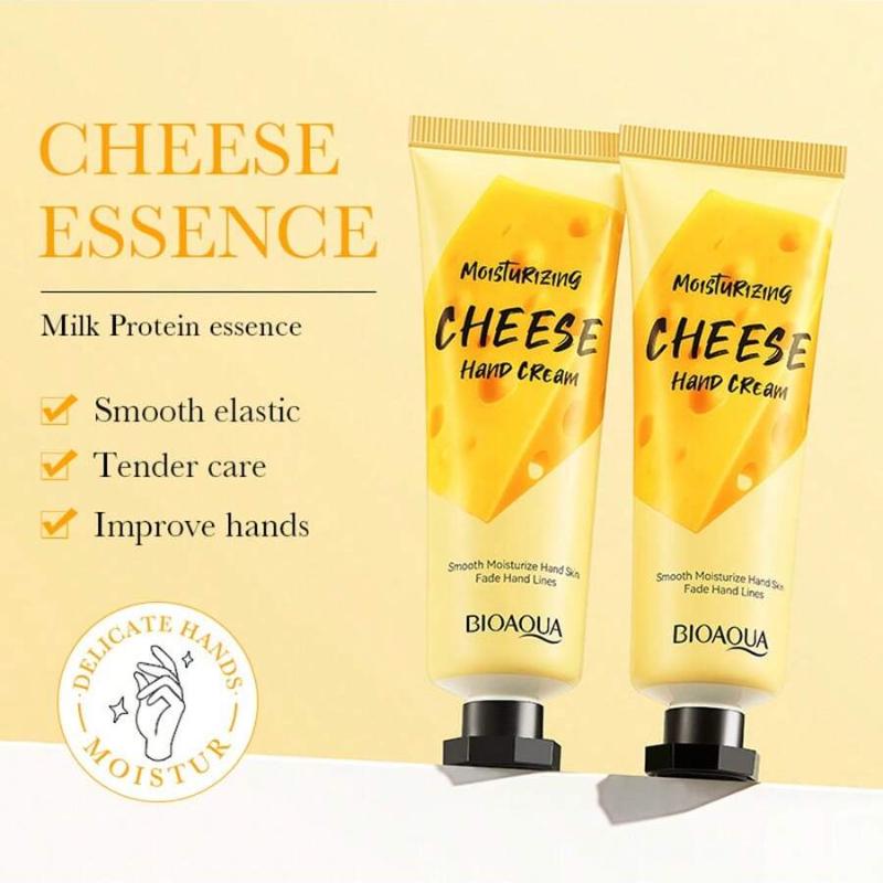 Cheese Infused Hand Cream 50g Ultra Moisturizing Hydration Prevents Dryness Cracks Skin Repair