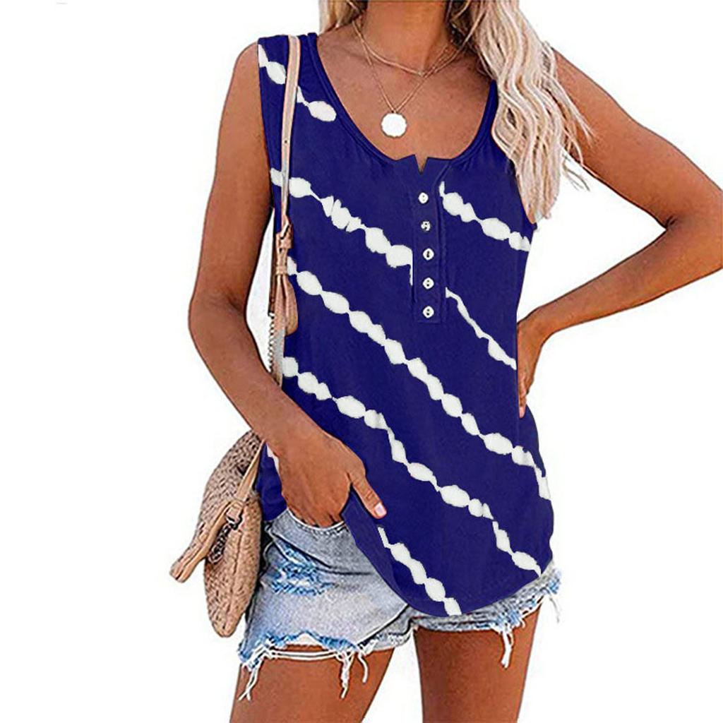 Womens Tie- Tank Tops Sleeveless Scoop Neck Shirt Summer Casual Workout Tees